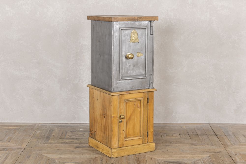 vintage safe with cupboard